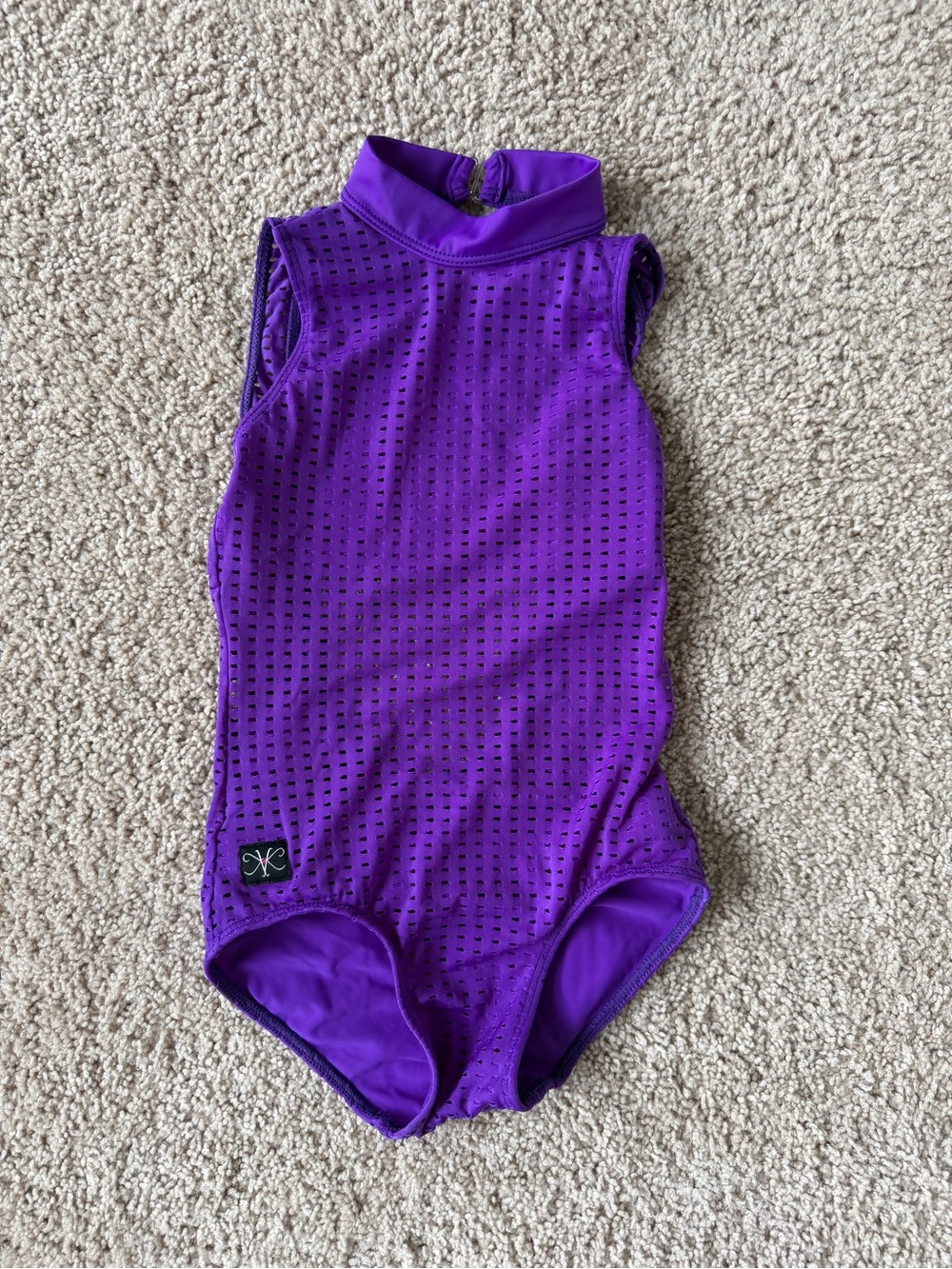 Kandi Kouture Sleeveless Mock-Neck Leotard
